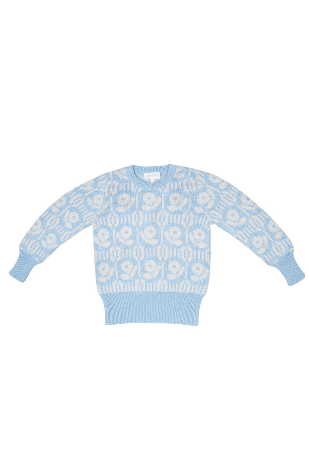 Flower Power Jumper | Sky