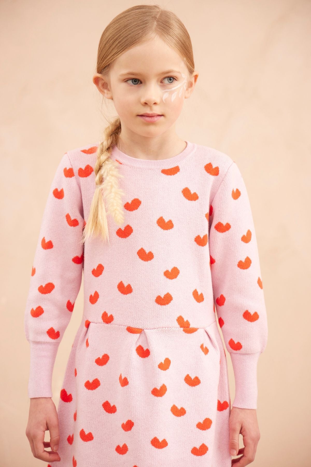 Love Hearts Dress | Bubble Gum