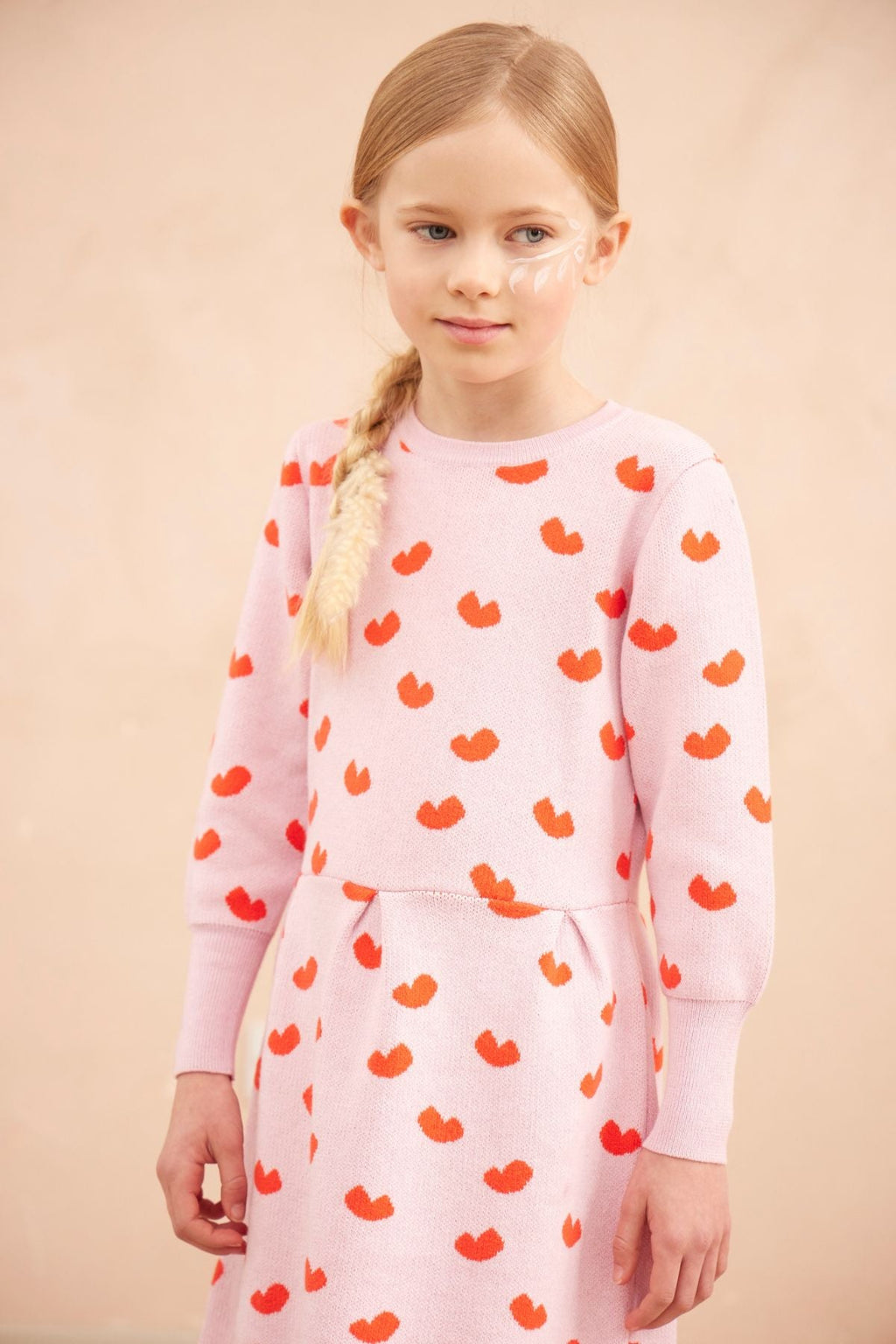 Love Hearts Dress | Bubble Gum