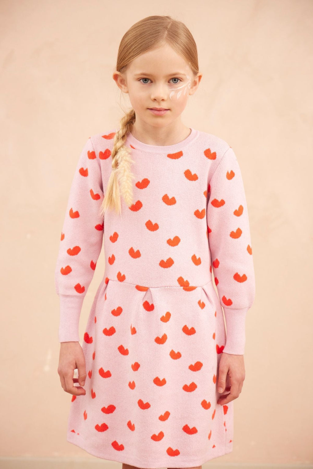 Love Hearts Dress | Bubble Gum