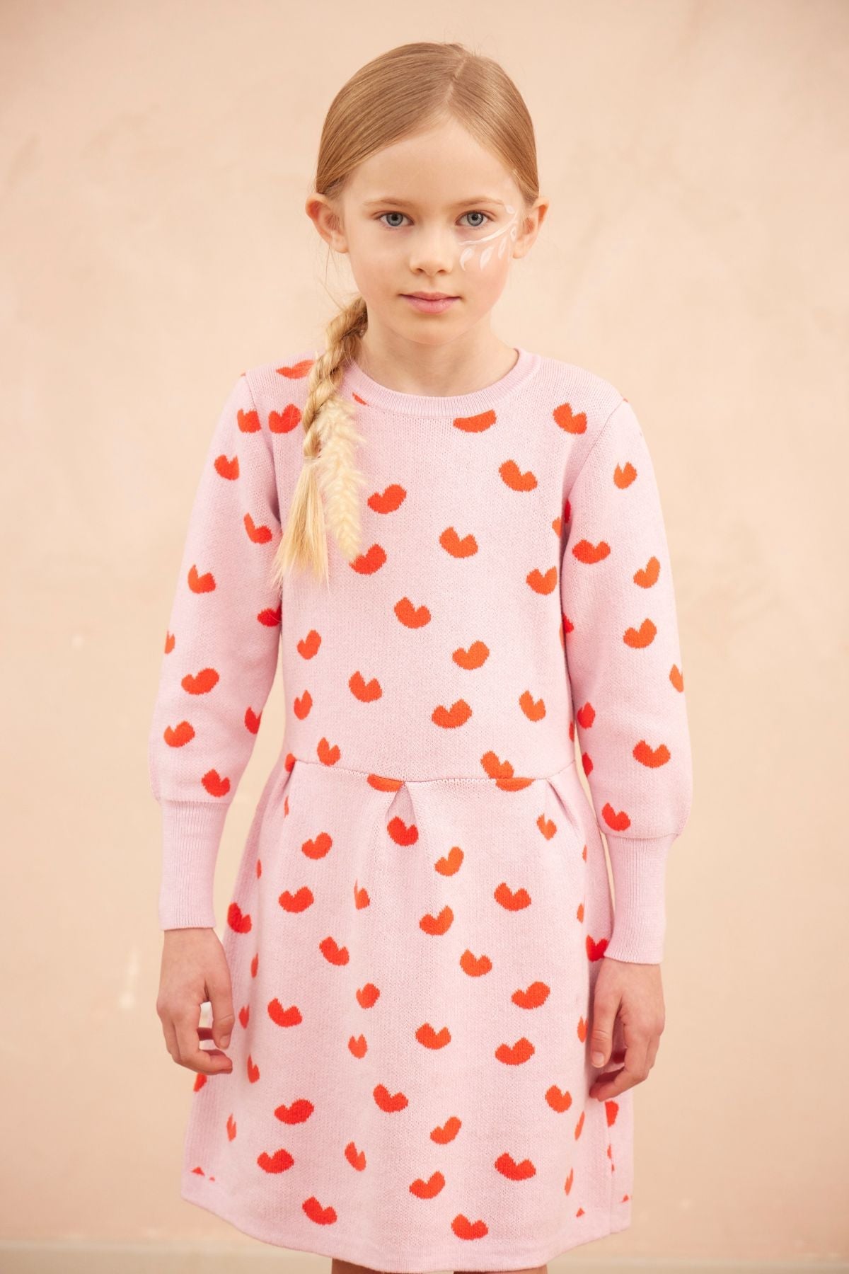 Love Hearts Dress | Bubble Gum