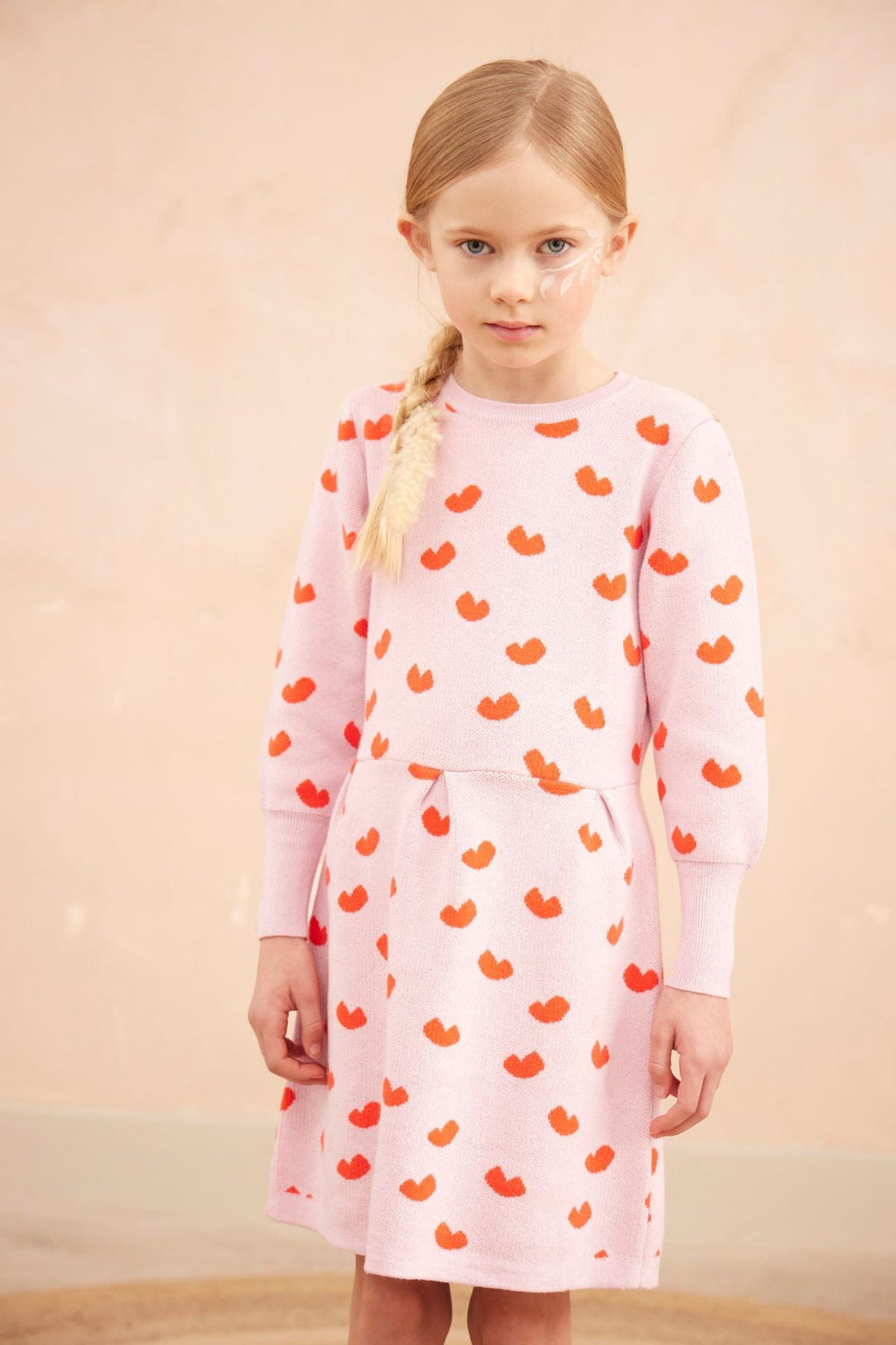 Love Hearts Dress | Bubble Gum