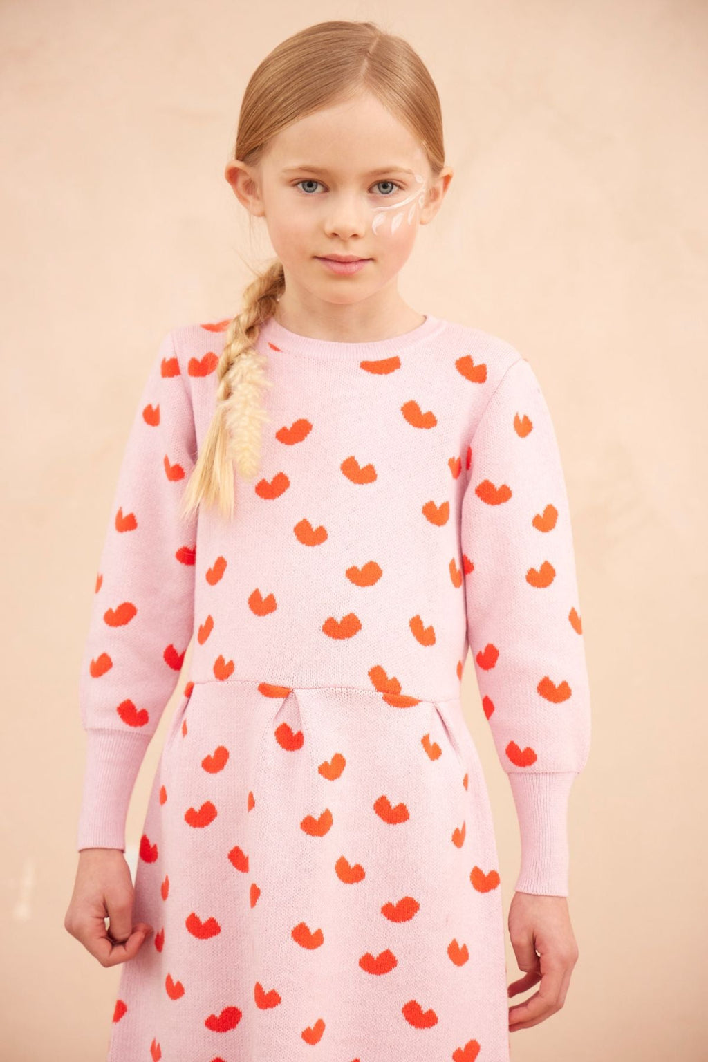 Love Hearts Dress | Bubble Gum