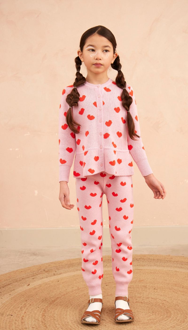 Kisses Ruffled Jacket | Bubble Gum