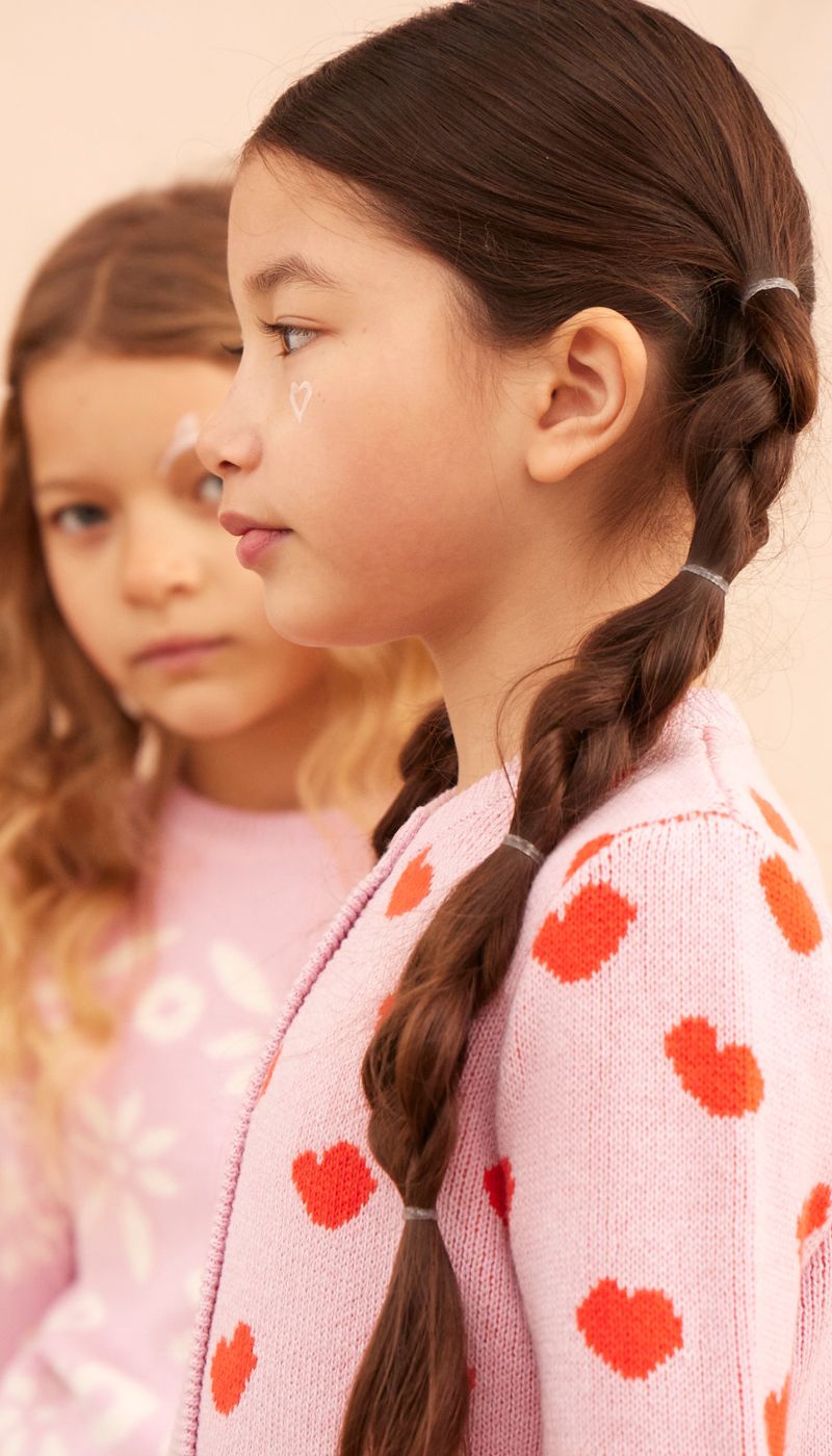 Kisses Ruffled Jacket | Bubble Gum