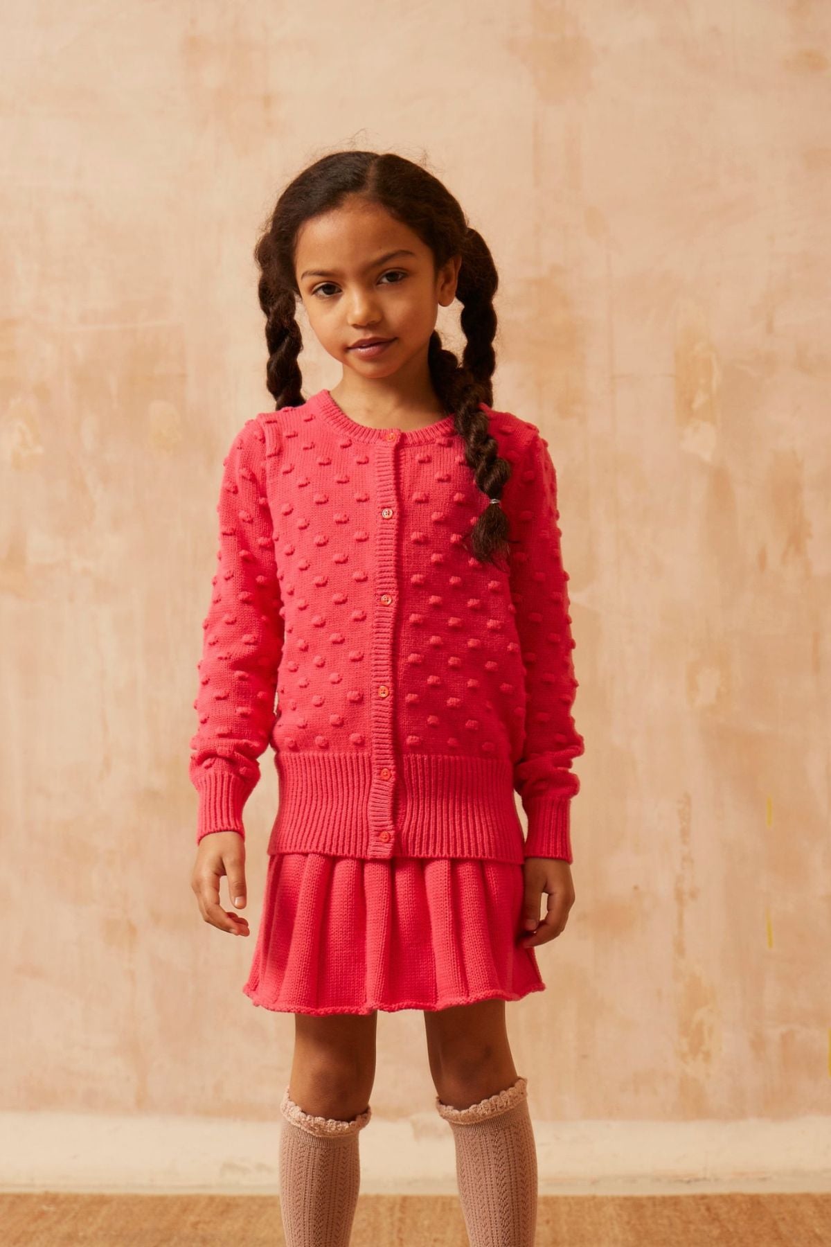 Pleated Tennis Skirt | Raspberry