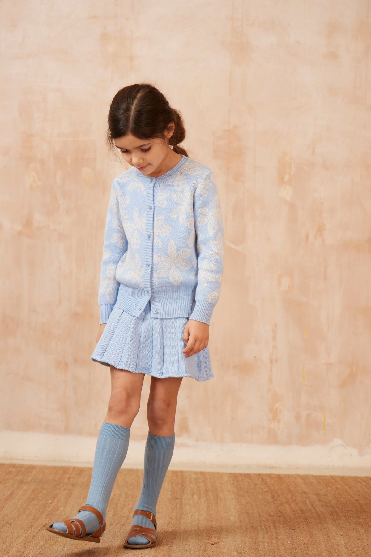 Pleated Tennis Skirt | Sky