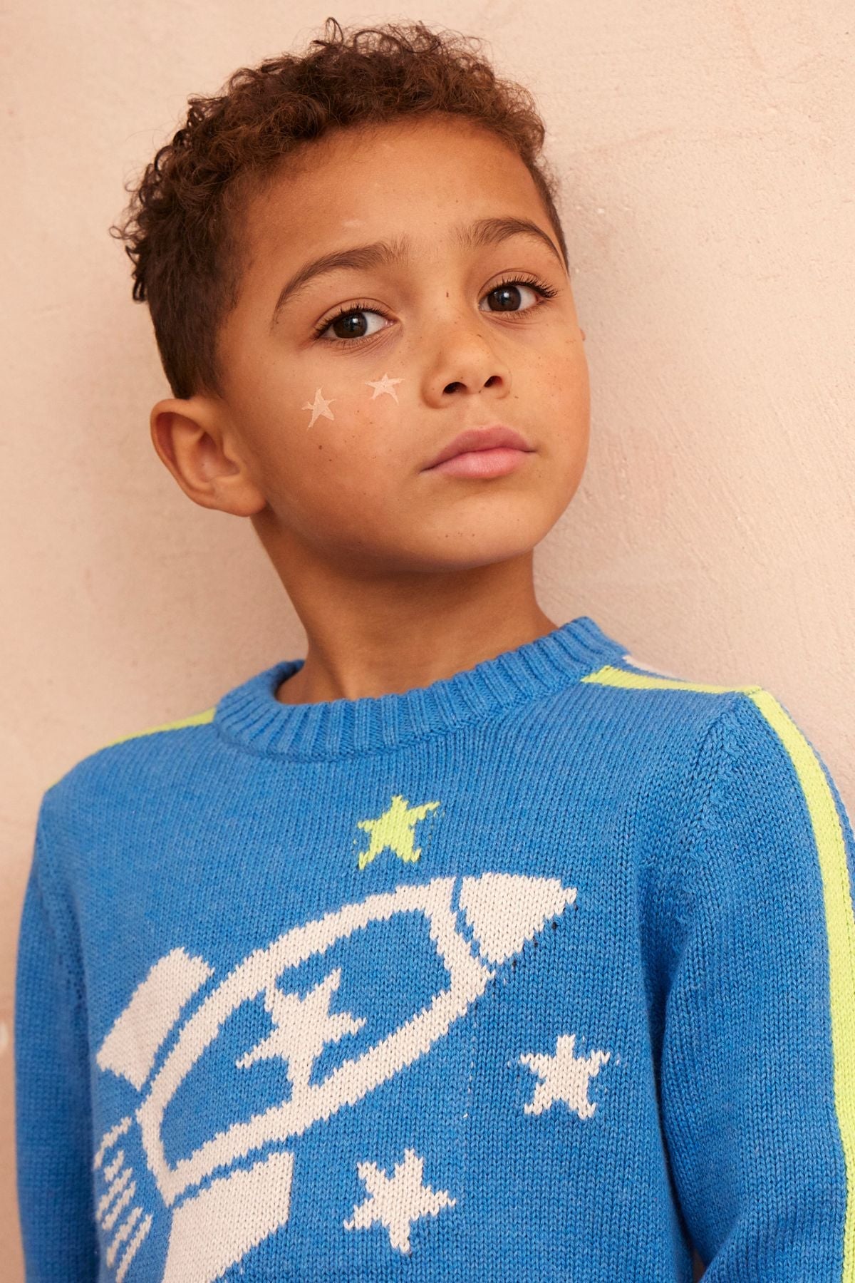 Striped Rocket Jumper | Hussar Blue