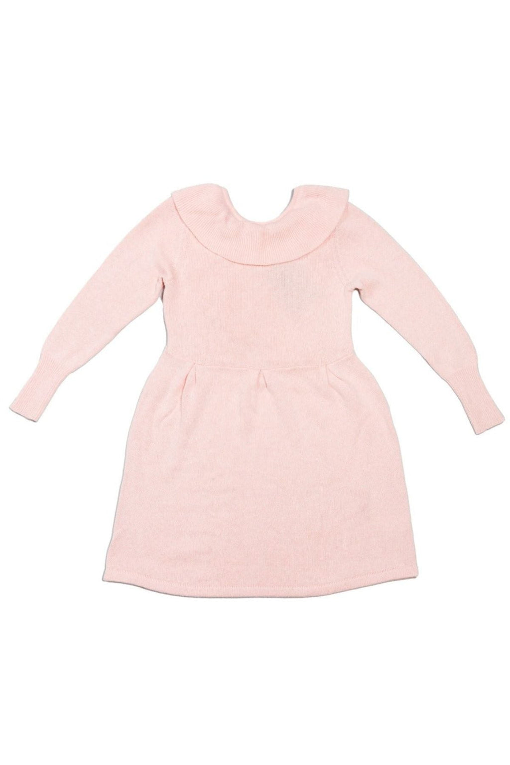 Ruffled V Dress | Blush