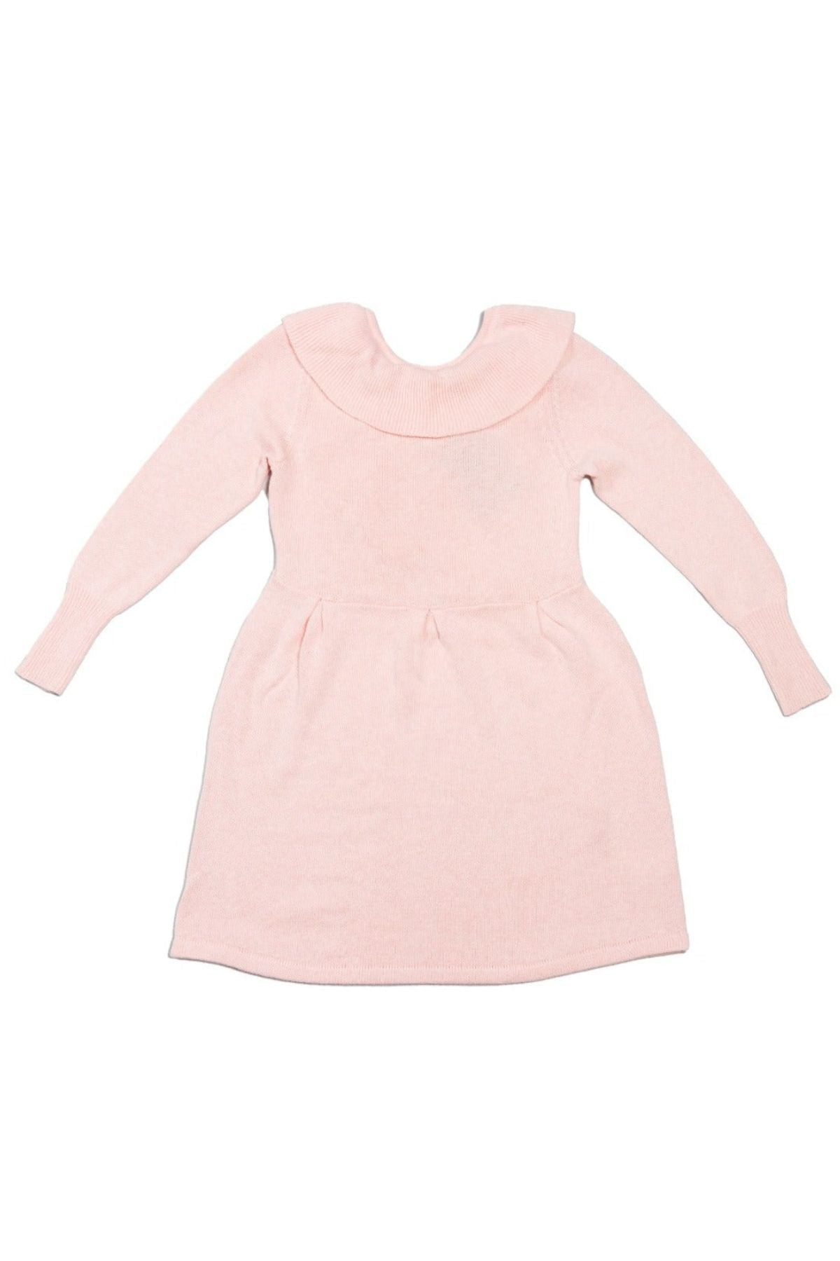 Ruffled V Dress | Blush