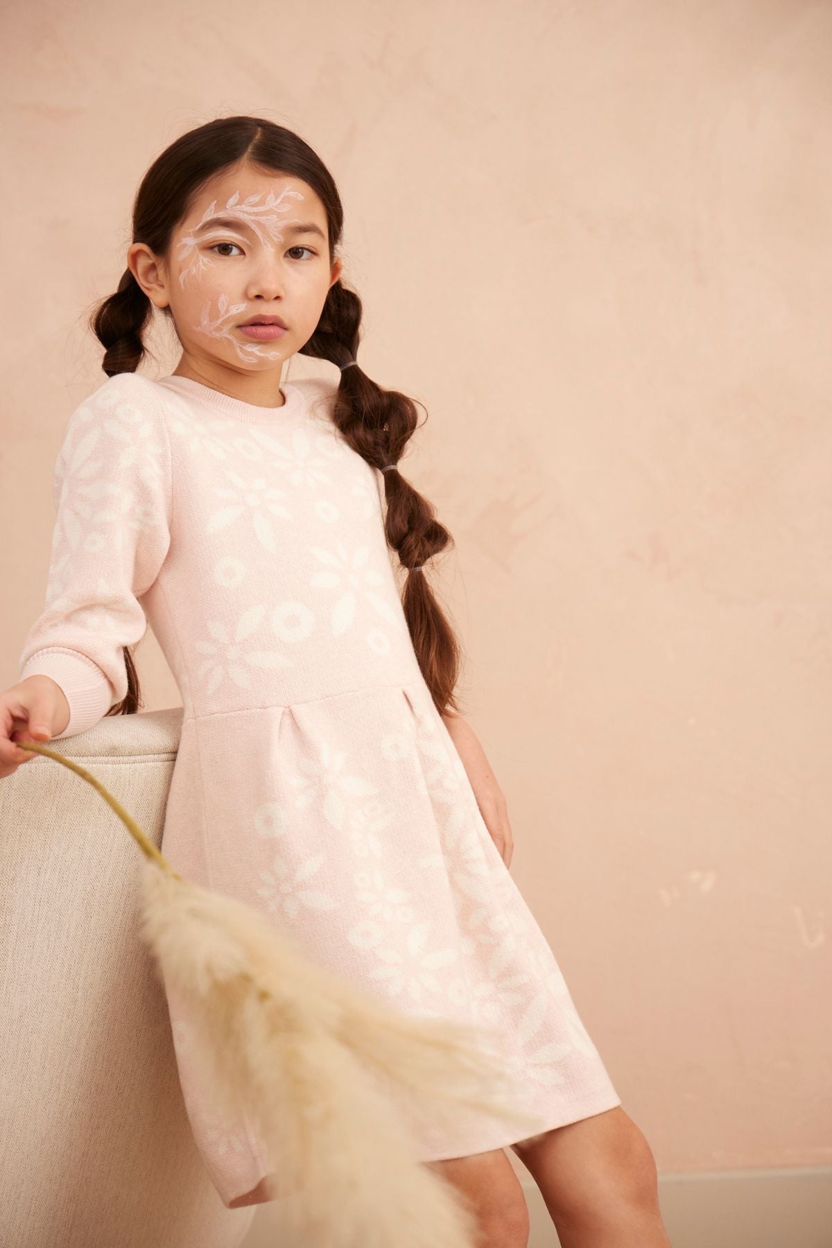 Snowflake Blossom Dress | Blush