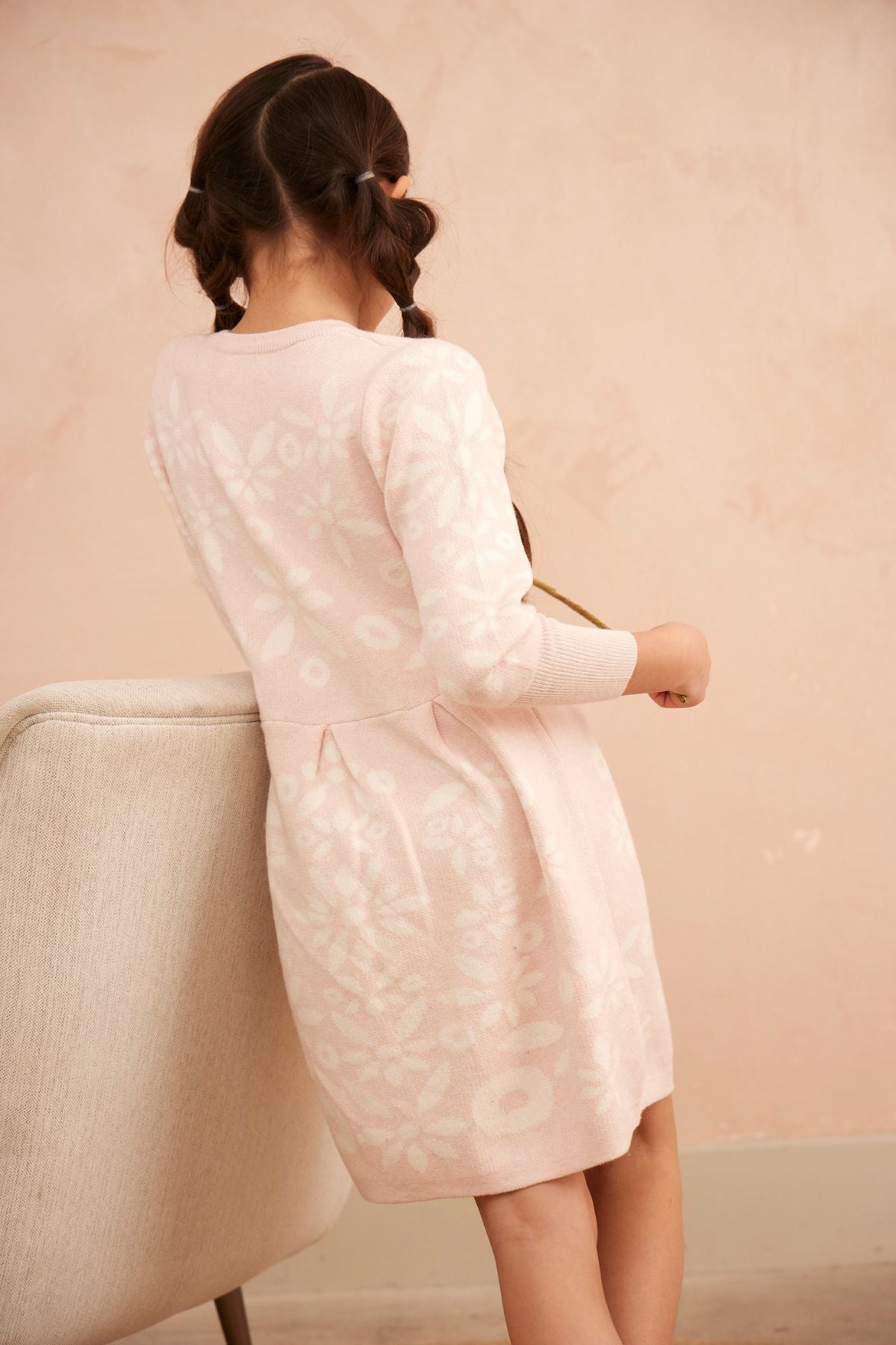Snowflake Blossom Dress | Blush