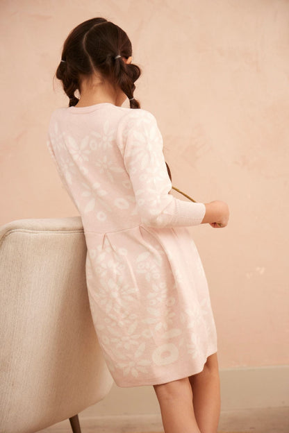 Snowflake Blossom Dress | Blush