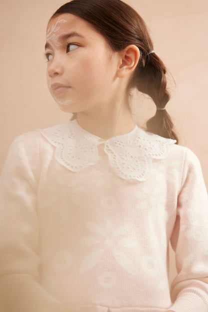 Snowflake Blossom Dress | Blush