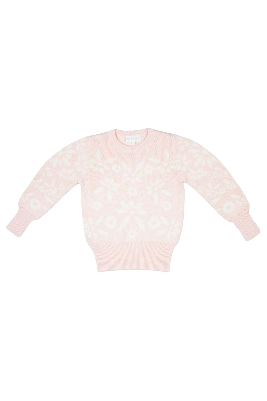 Snowflake Blossom Jumper | Blush