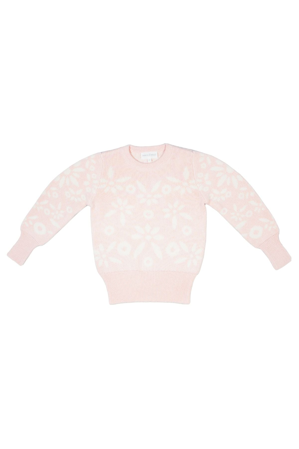 Snowflake Blossom Jumper | Blush
