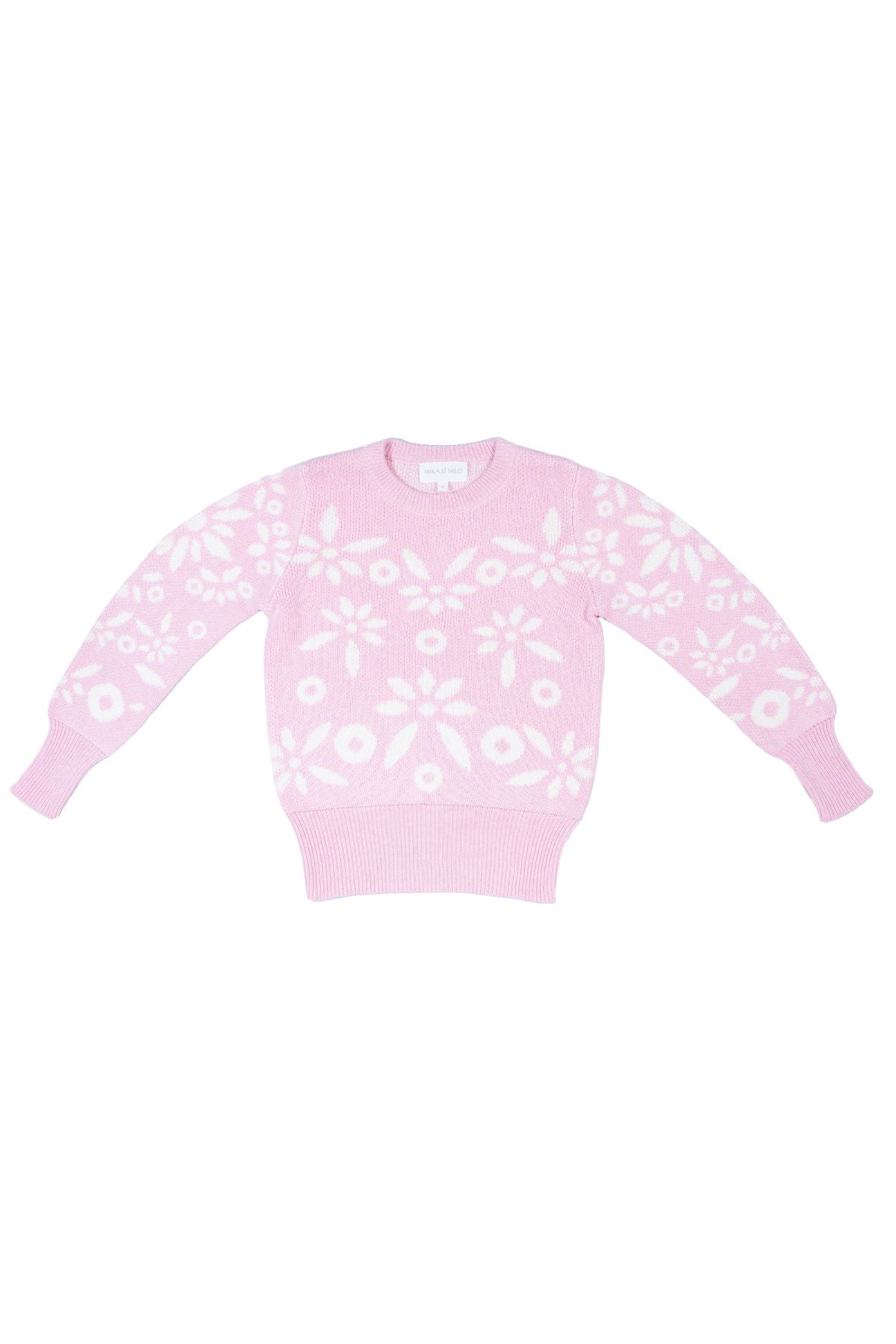 Snowflake Blossom Jumper | Bubble Gum