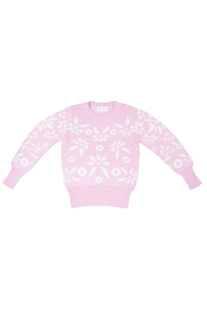 Snowflake Blossom Jumper | Bubble Gum
