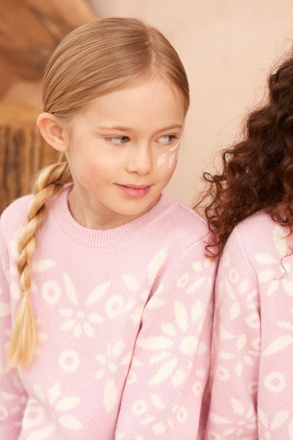 Snowflake Blossom Jumper | Bubble Gum