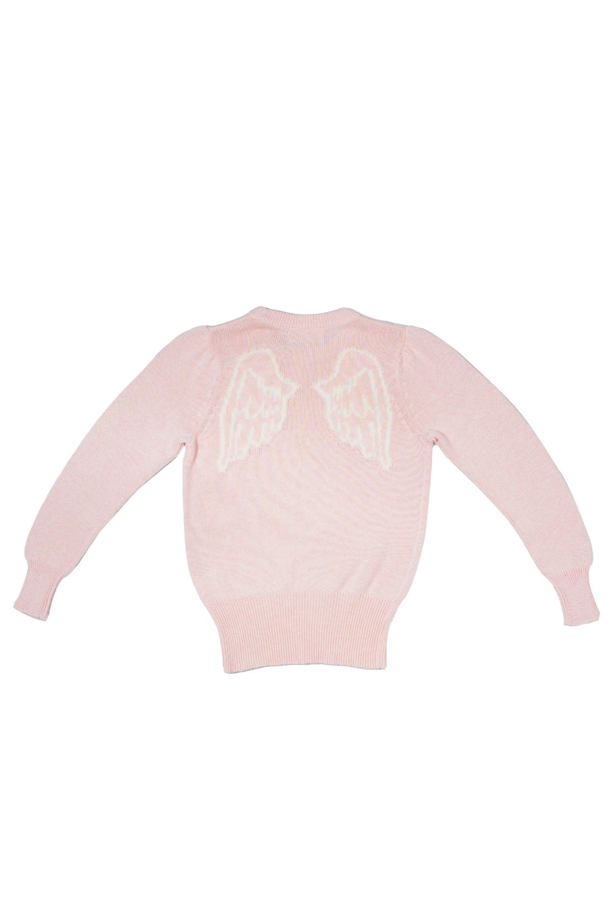 MIKA & MILO Angel Wings Jumper | Blush - - organic cotton cashmere