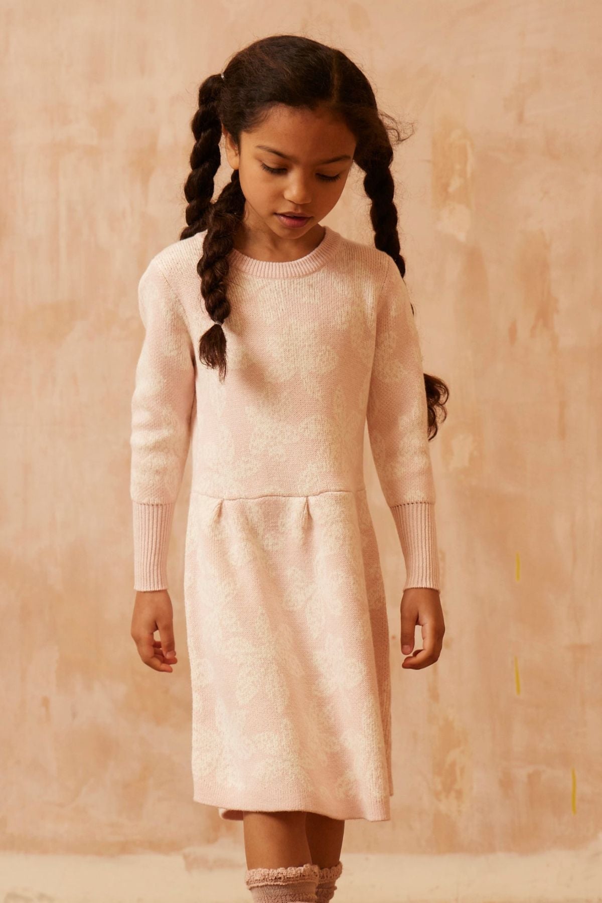 Chestnut Leaves Dress | Blush