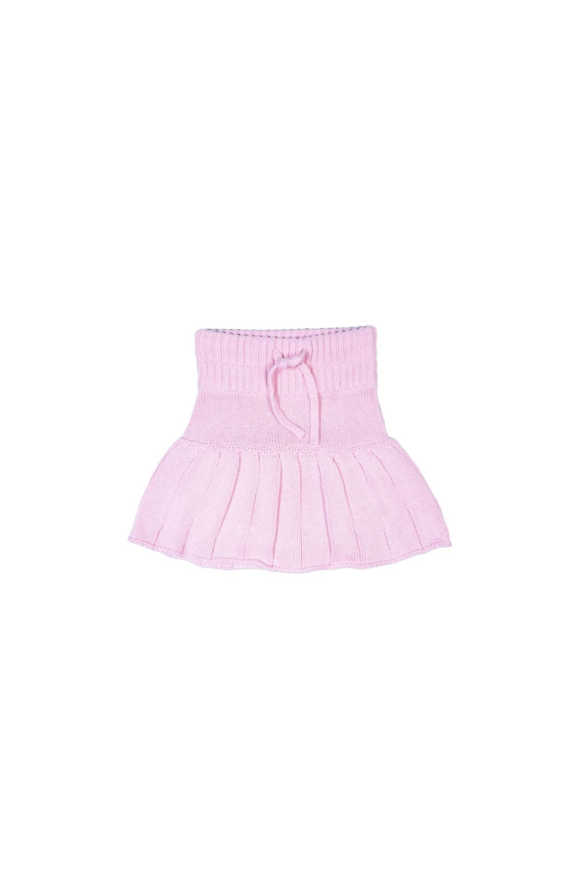 Pleated Tennis Skirt | Bubble Gum by MIKA & MILO, organic cotton, vetted by KIDDYKIND