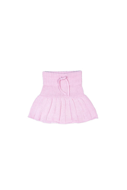 Pleated Tennis Skirt | Bubble Gum by MIKA & MILO, organic cotton, vetted by KIDDYKIND