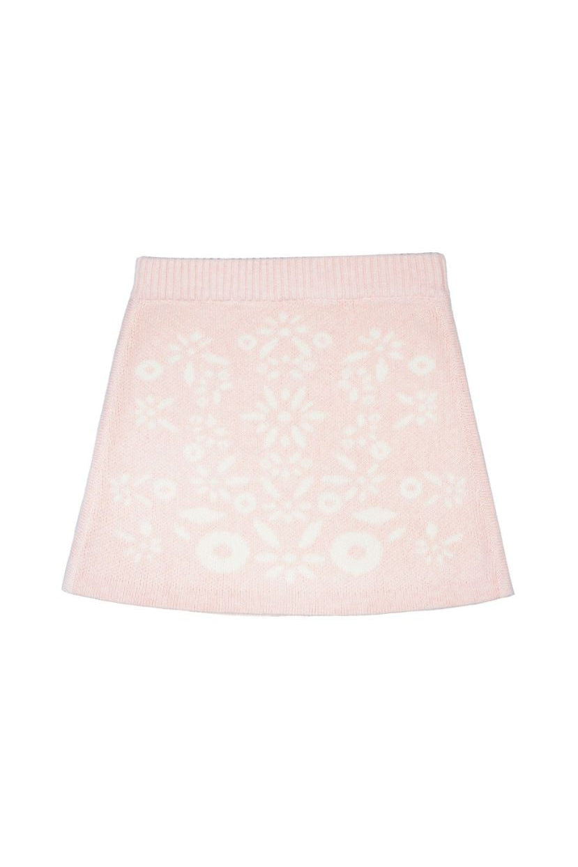 Snowflake Blossom Skirt | Blush