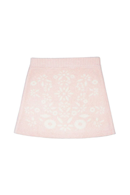 Snowflake Blossom Skirt | Blush