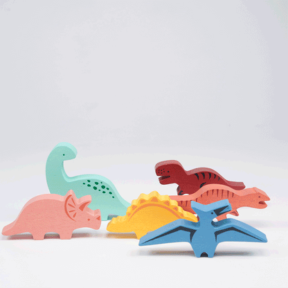 Happy Stacking Dinosaurs
