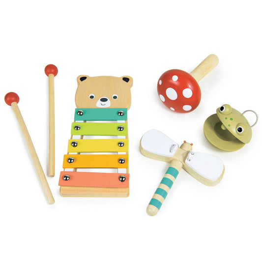 Woodland Music Set | open-ended wooden toy for kids UK