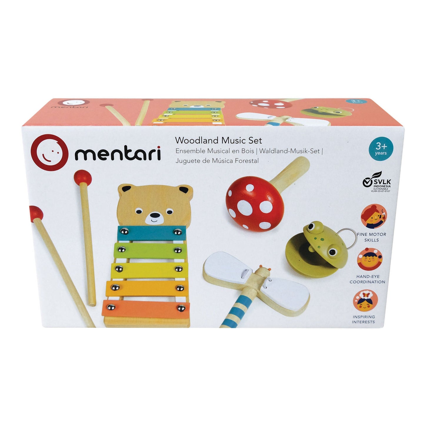 Woodland Music Set | open-ended wooden toy for kids UK