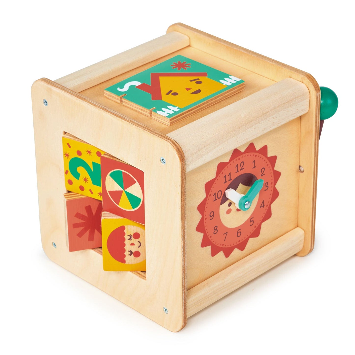 Sustainable Montessori toy: Toddler Avctivity Cube | KIDDYKIND
