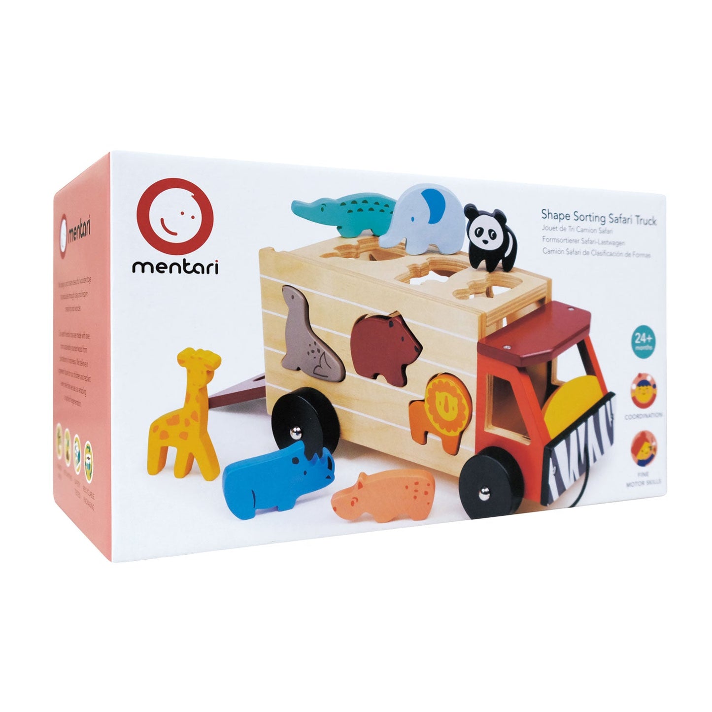 Sustainable Montessori toy: Shape Sorting Safari Truck | KIDDYKIND