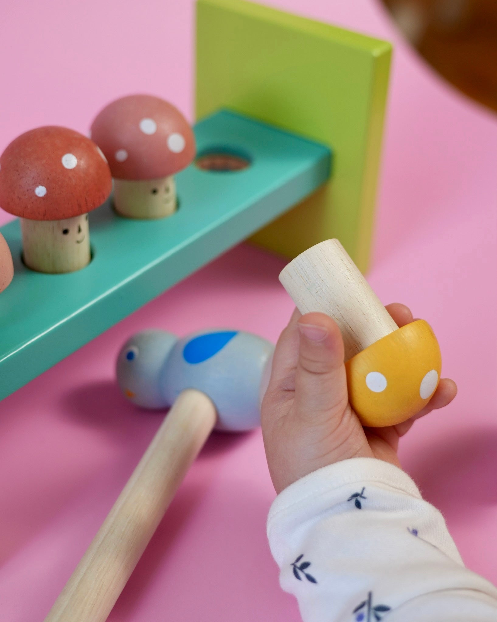 Woodland Hammer Toy — Montessori wooden toy UK | KIDDYKIND