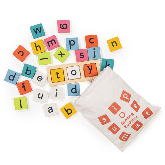 Spelling Buddies | open-ended wooden toy for kids UK