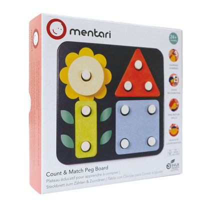Count and Match Peg board