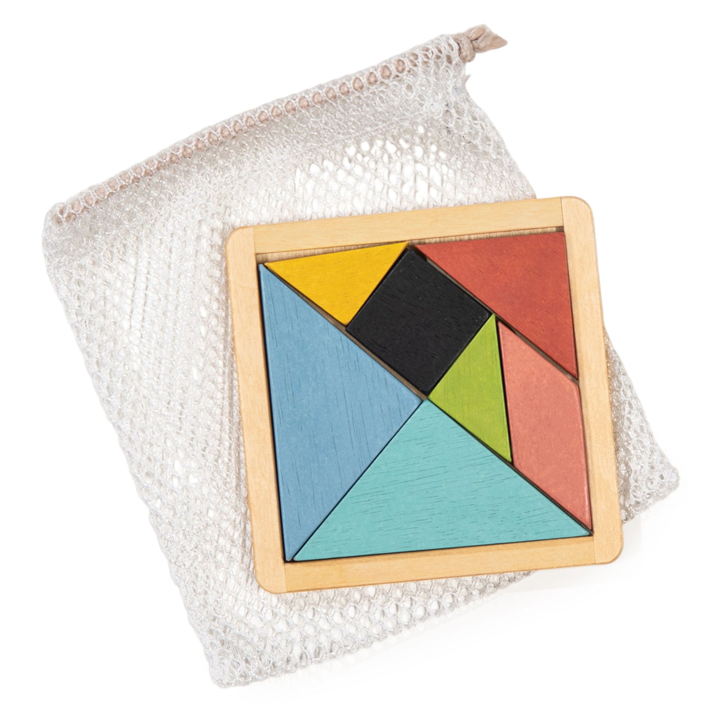 Tangram Puzzle — Montessori wooden toy UK | KIDDYKIND