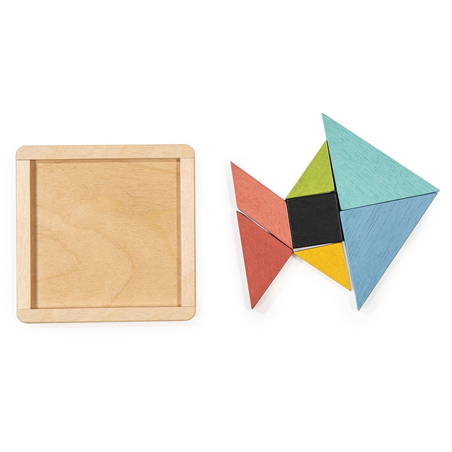 Tangram Puzzle — Montessori wooden toy UK | KIDDYKIND