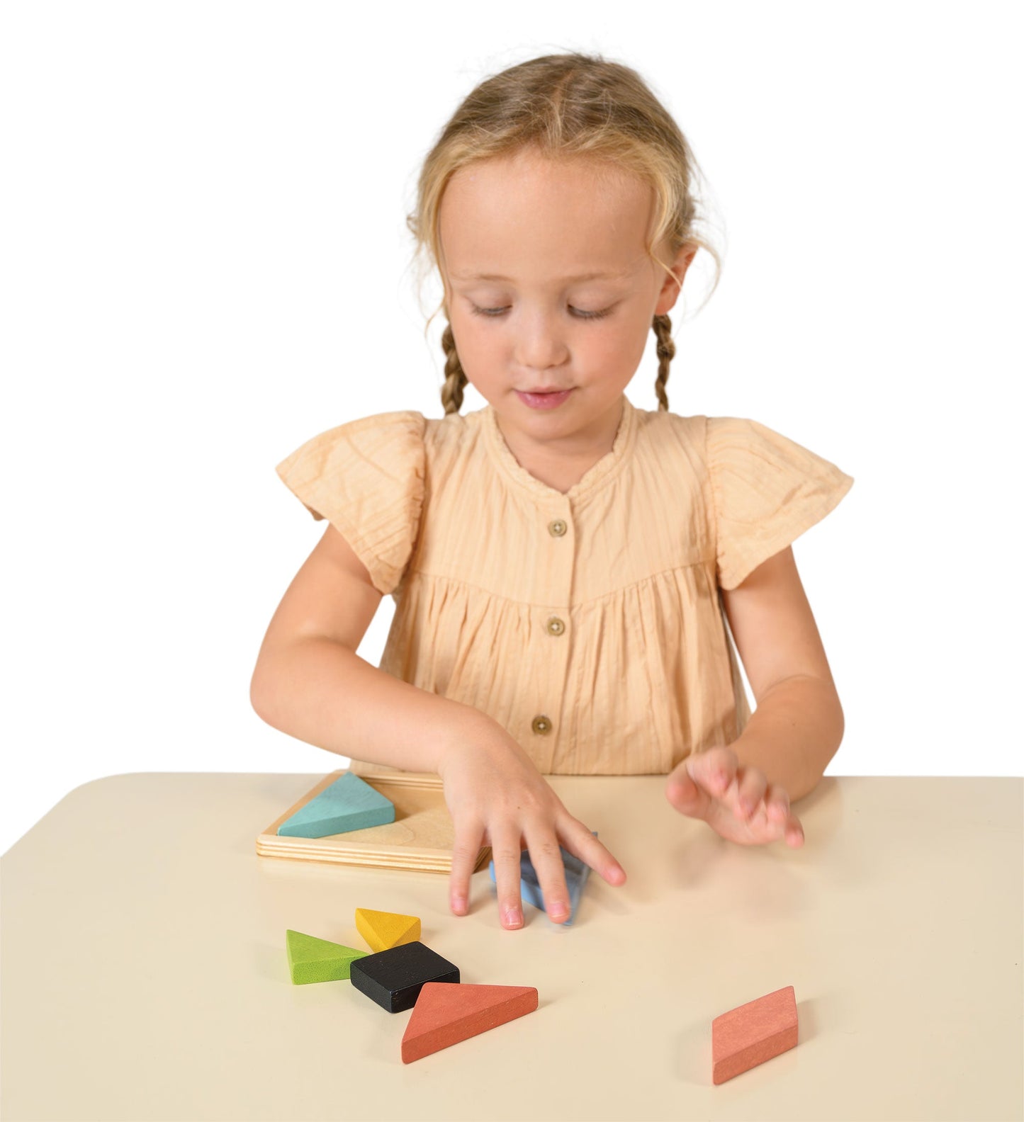 Tangram Puzzle — Montessori wooden toy UK | KIDDYKIND