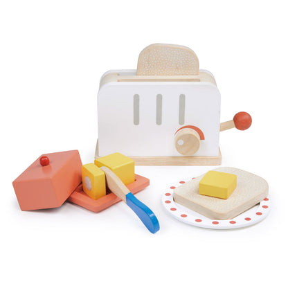 Rise & Shine Toaster Set — Montessori wooden toy UK | KIDDYKIND