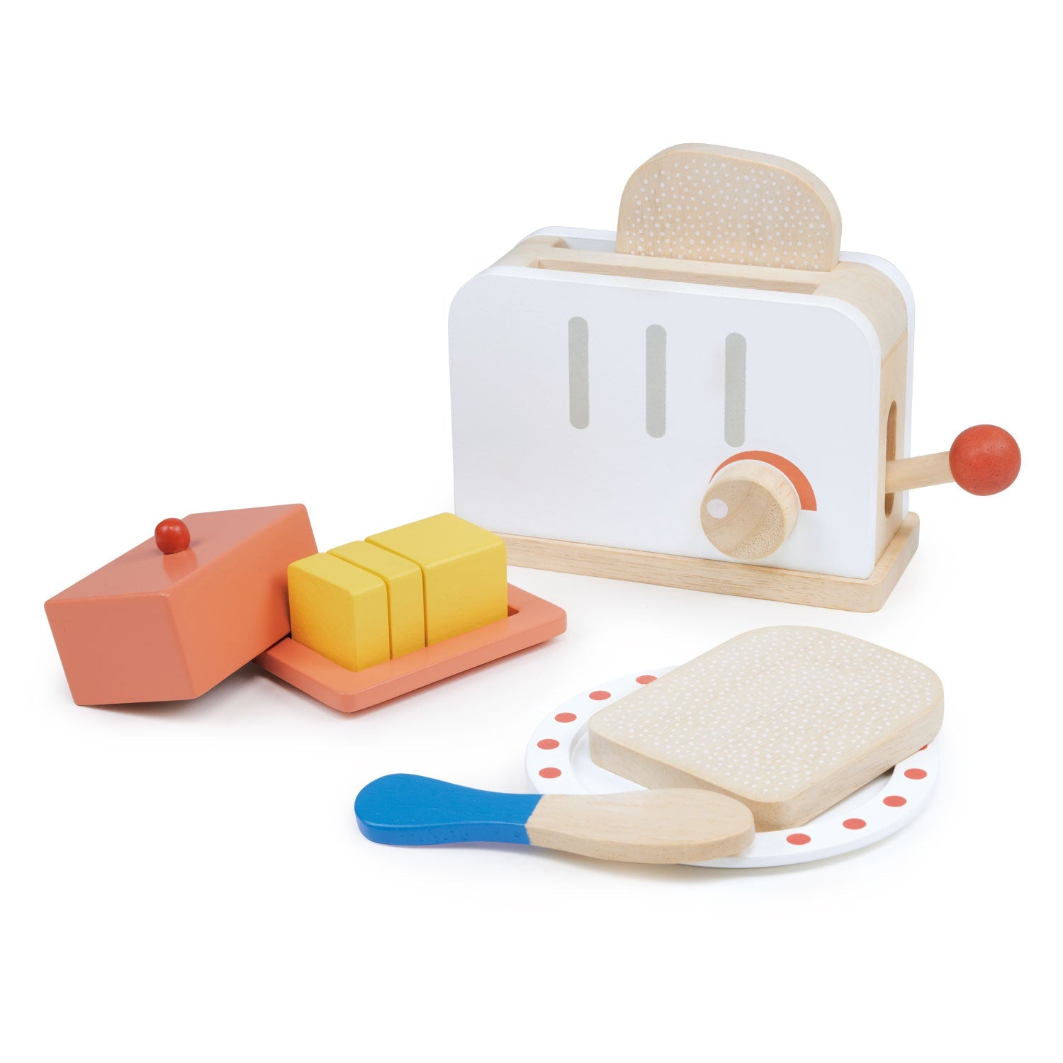Rise & Shine Toaster Set — Montessori wooden toy UK | KIDDYKIND