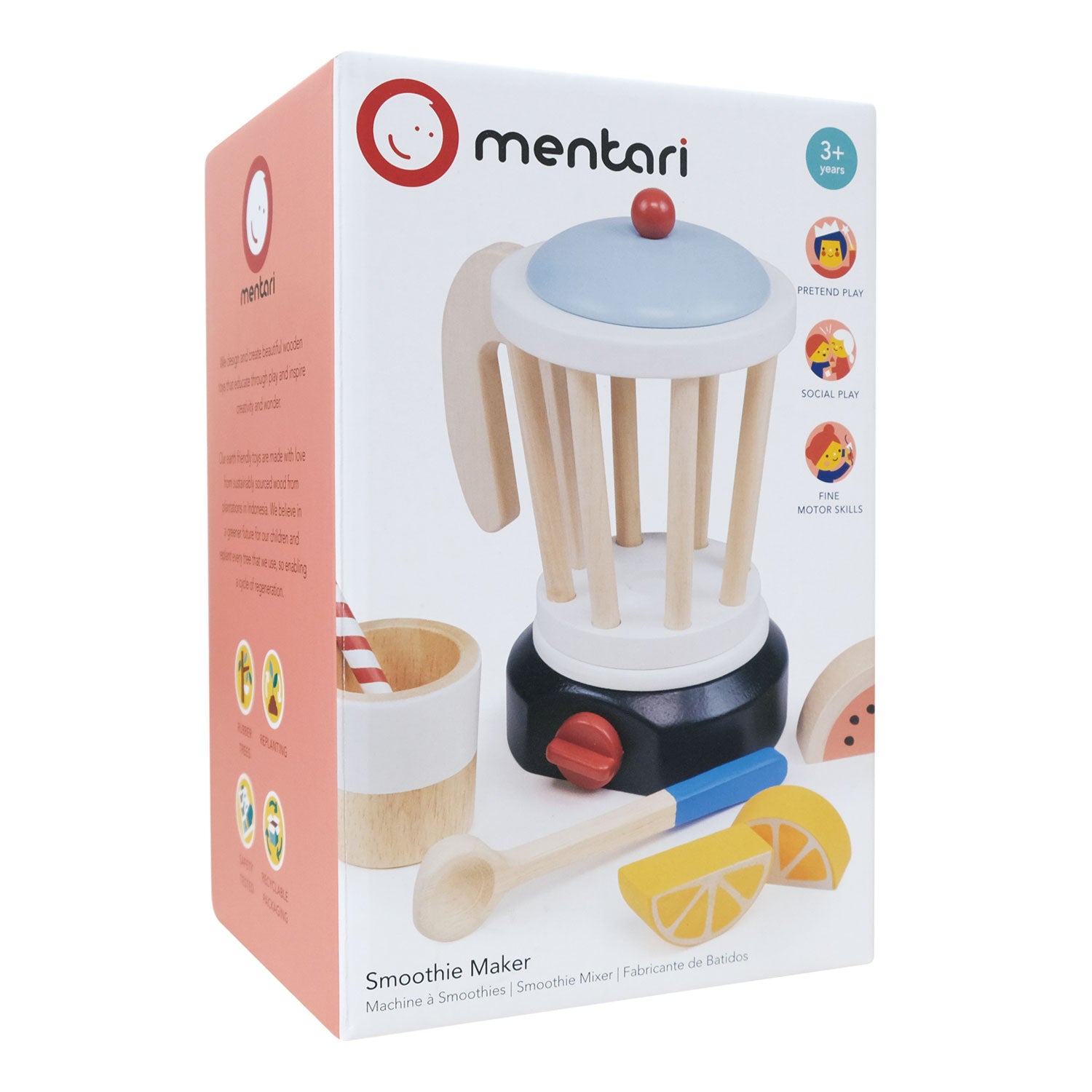 Smoothie Maker | natural wooden toy for toddlers UK