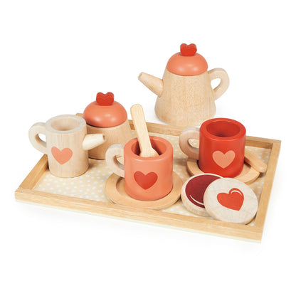 Sustainable Montessori toy: Tea Time Tray Set | KIDDYKIND