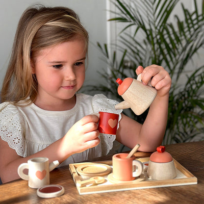Sustainable Montessori toy: Tea Time Tray Set | KIDDYKIND