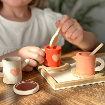 Sustainable Montessori toy: Tea Time Tray Set | KIDDYKIND