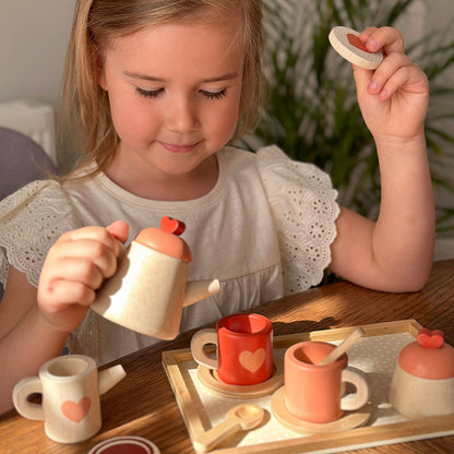 Sustainable Montessori toy: Tea Time Tray Set | KIDDYKIND