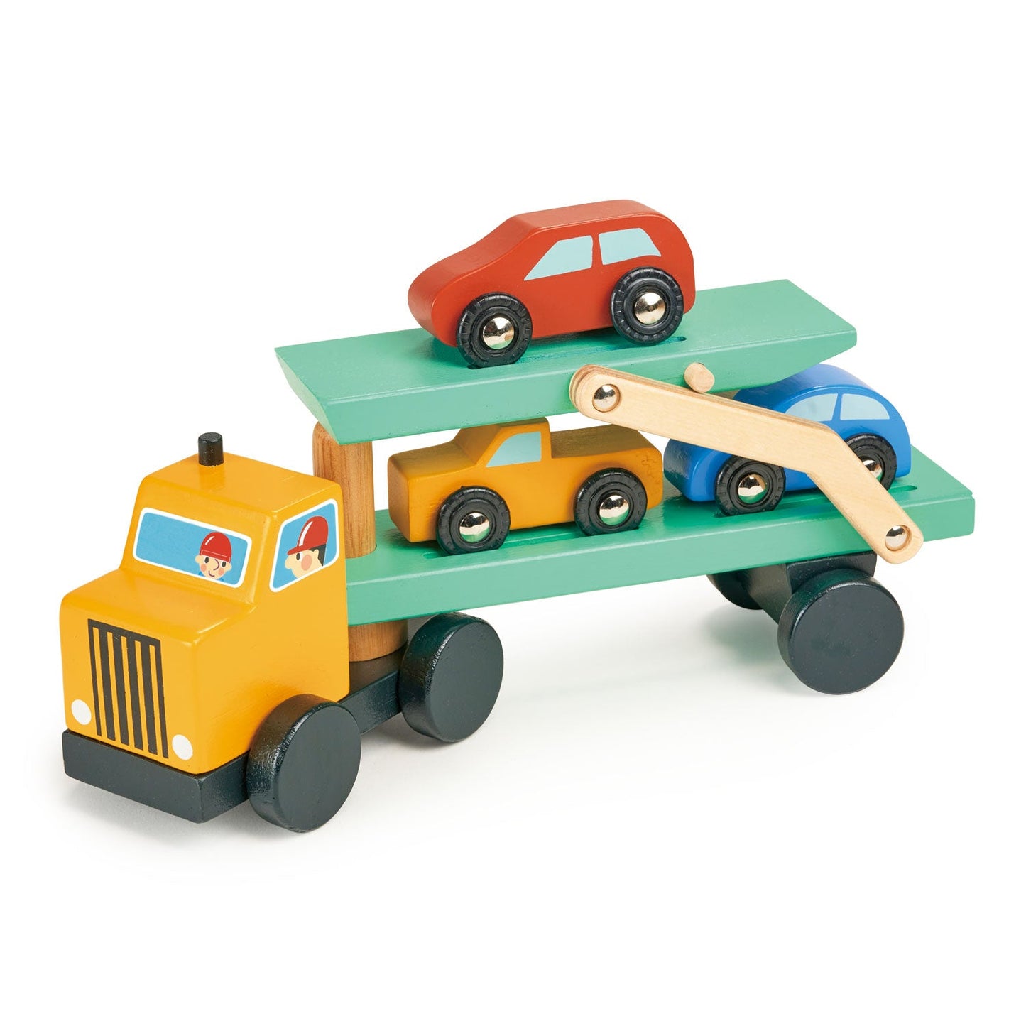 Vehicle Transporter — Montessori wooden toy UK | KIDDYKIND