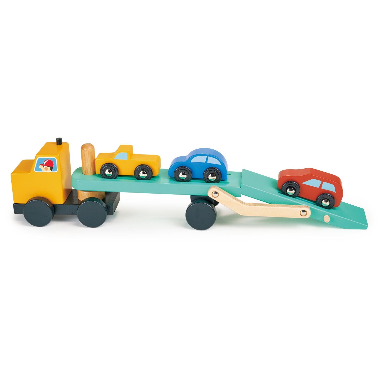 Vehicle Transporter — Montessori wooden toy UK | KIDDYKIND