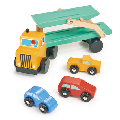 Vehicle Transporter — Montessori wooden toy UK | KIDDYKIND